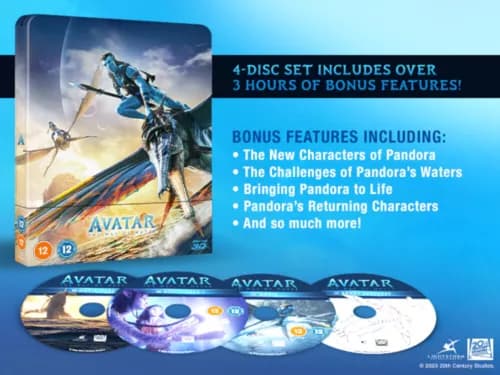 Avatar: The Way of Water Steelbook [Blu-ray 3D]