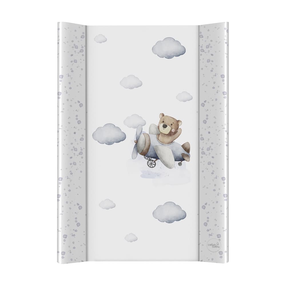 CEBA BABY Skötbädd 2-sidig med hård skiva (50x70) Ultra Light Pilot Bear