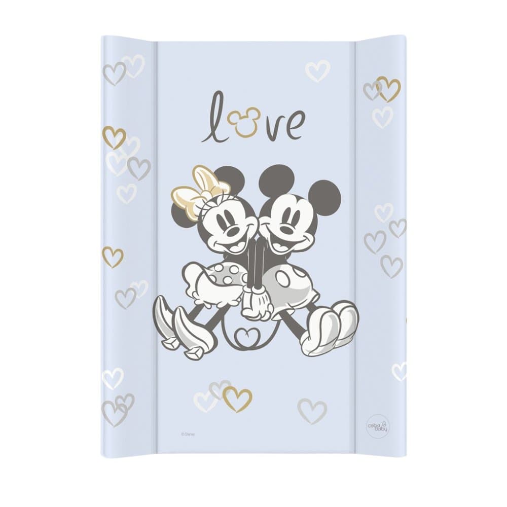 CEBA BABY Skötbädd med hård botten COMFORT (50x70) Disney Minnie & Mickey Blue