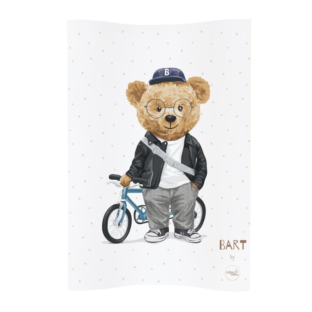 CEBA BABY Skötbädd 2-sidig mjuk (48x70) Cosy Fluffy Puffy Bart
