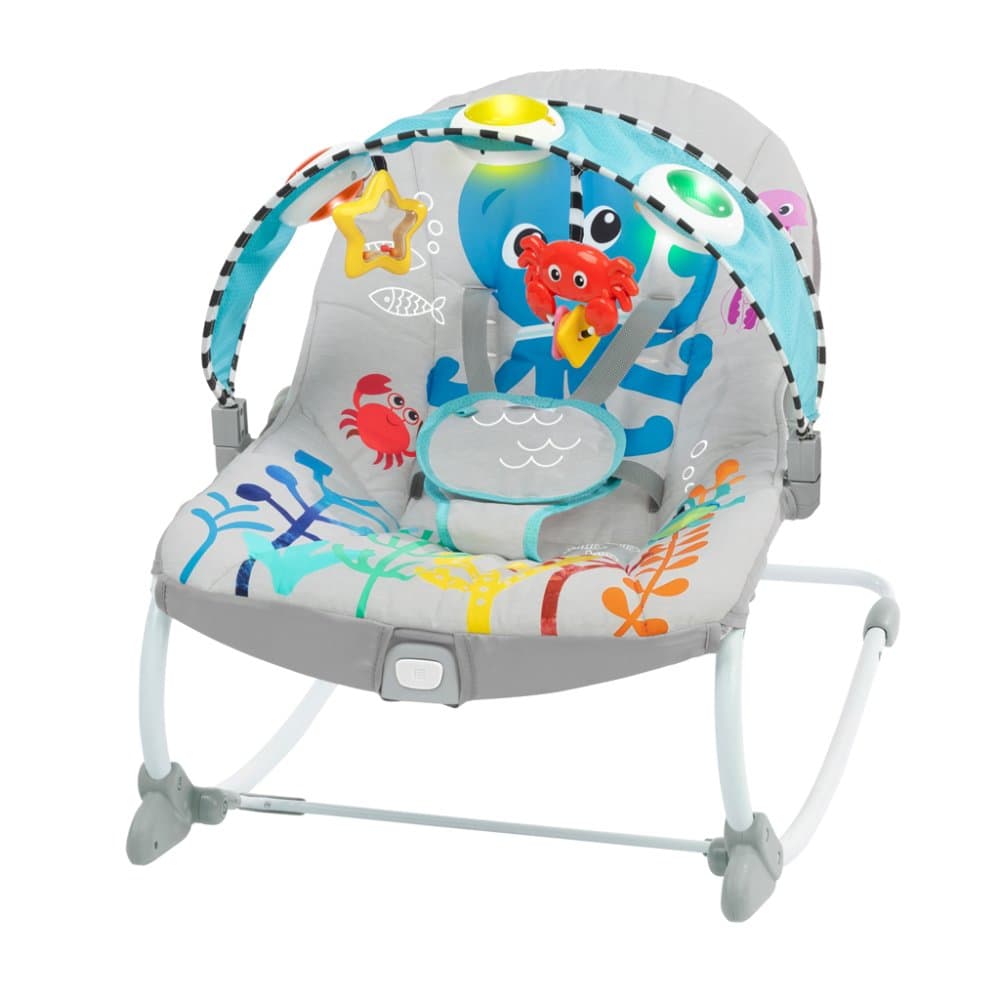 BABY EINSTEIN Musikaliska Vibrerande Babysitter Kick to It Opus upp till 18 kg