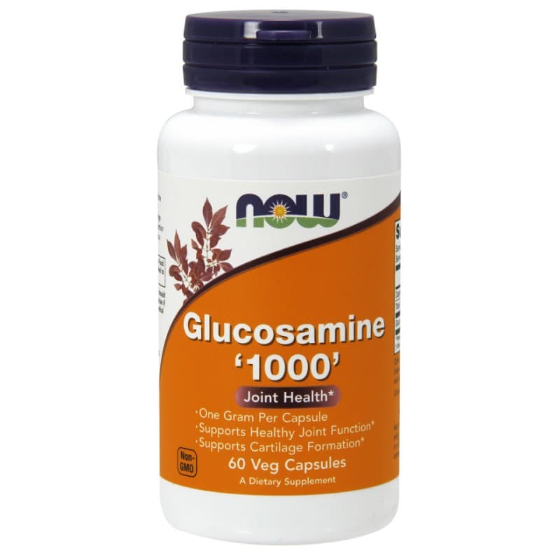 NOW Foods - Glukosamin 1000, 60 vegetabiliska kapslar