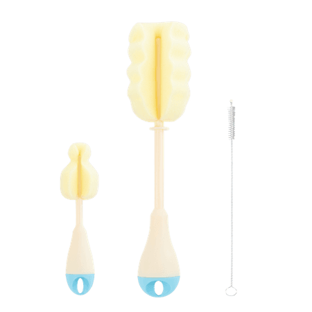 Kikka Boo Bottle Cleaning Blue Brush Set – 3 st