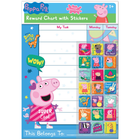 Peppa Pig Reward Chart with Stickers
