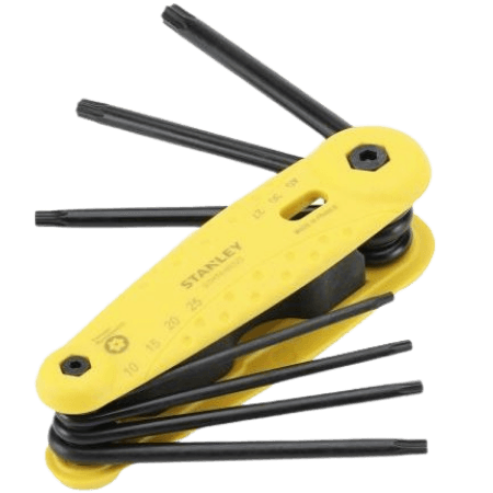 Stanley Torx 7-i-1 Stiftnyckelsats - T10-T40