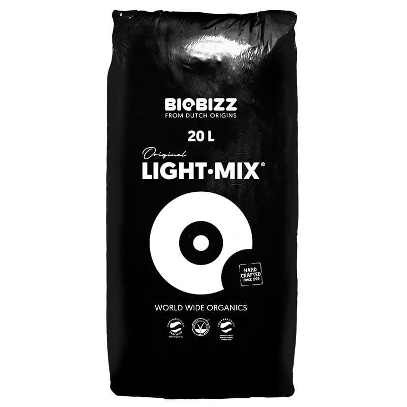 BioBizz Light mix 20L ekologisk jord med worm casting