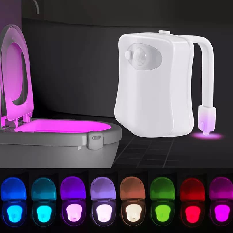 Toalettbelysning LED Olika Färger
