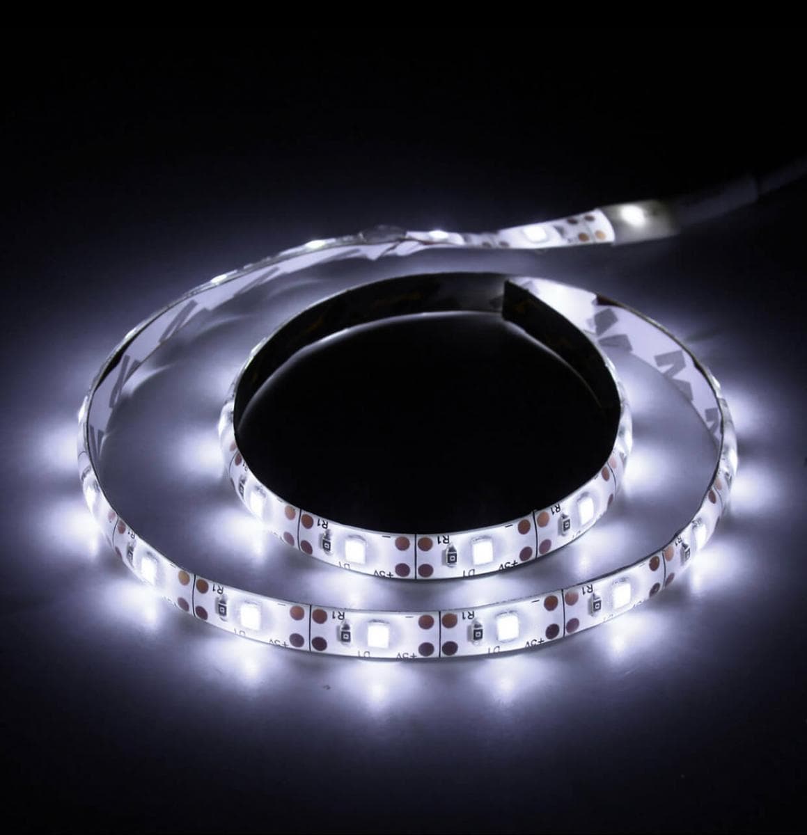 LED Slinga med Vit Belysning USB 3m