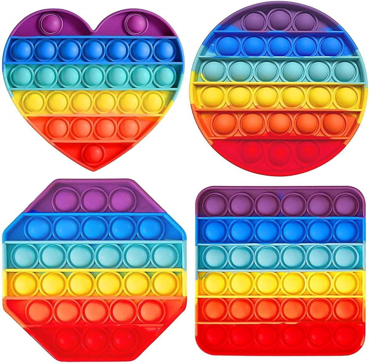 Pop It Fidget Toys Regnbåge