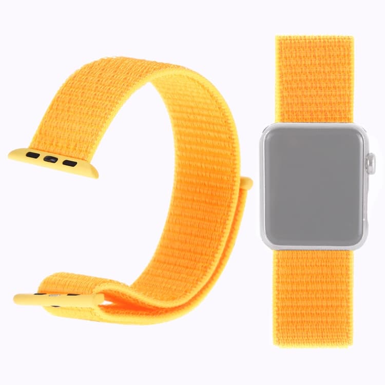 Apple Watch 38mm / 40mm Nylonarmband (Färg: Gul)