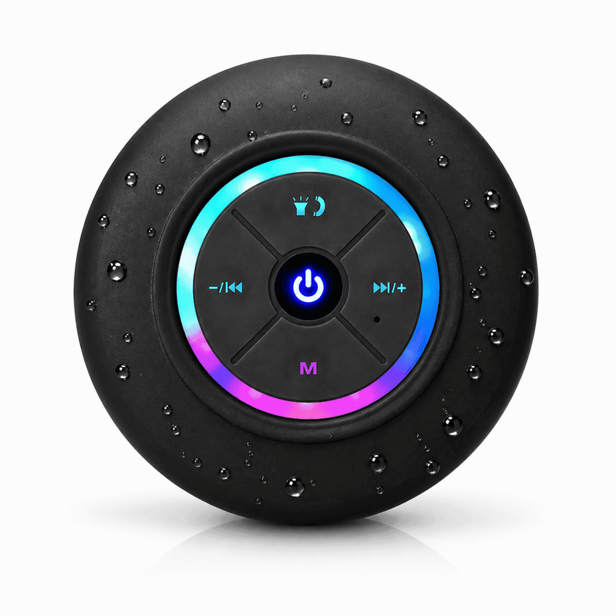 Vattentät Dusch Högtalare med Bluetooth (Färg: Svart)