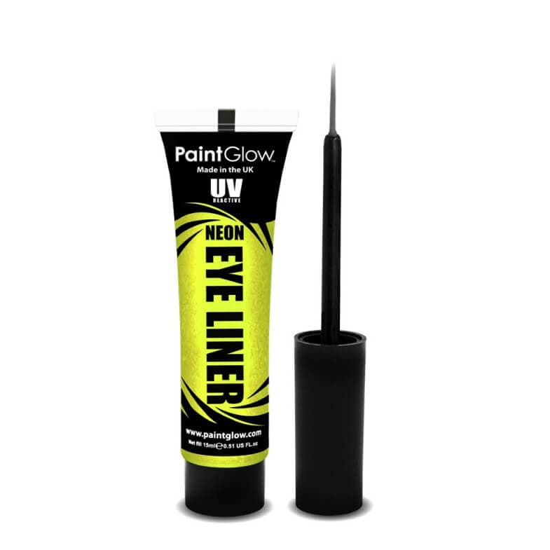 PaintGlow Neon Eyeliner Glow In The Dark 15ml (Färg: Gul)