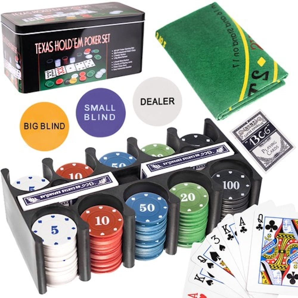 Pokerset Texas hold'em