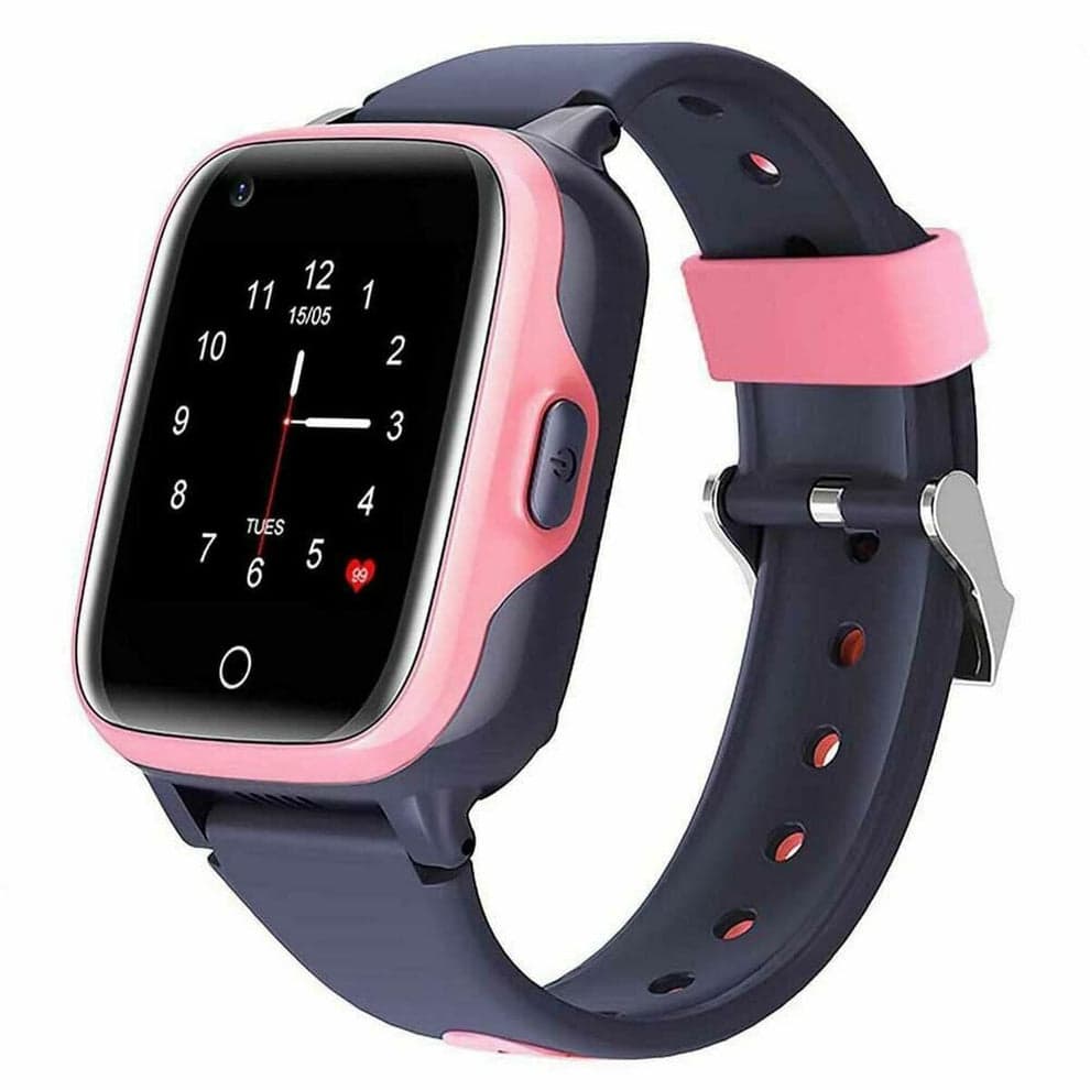 Smart GPS Klocka Barn Vattentät 4G (Färg: Rosa)