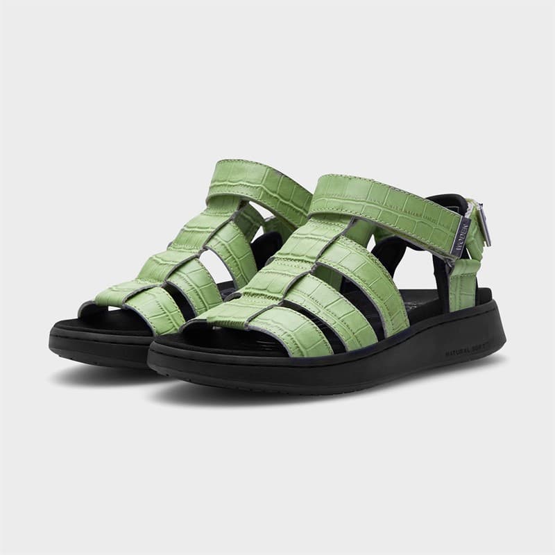 Woden Dame Isabell fisker sandaler 278 Matcha