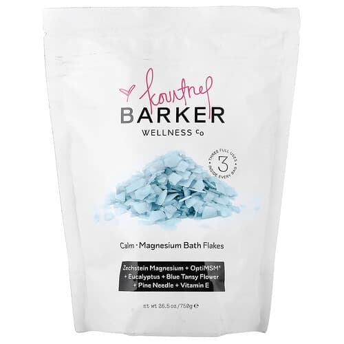 Barker Wellness Co, Lugna, magnesiumbadflingor, 750 g