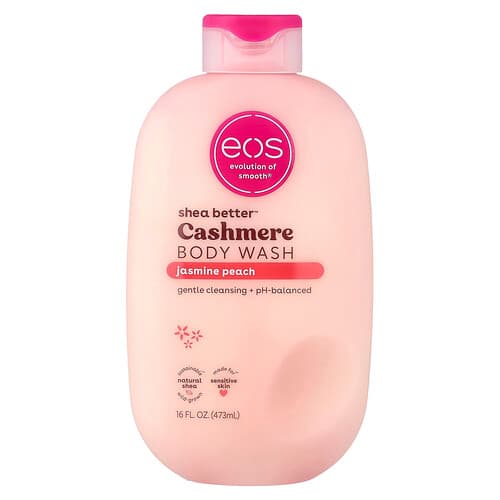 EOS, Shea Butter™, Cashmere Duschkräm, Jasmin Persika, 473 ml