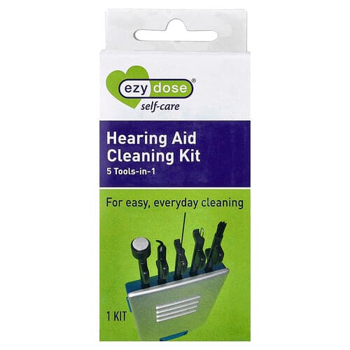 Ezy Dose, Egenvård, rengöringssats för hörapparater, 1 kit