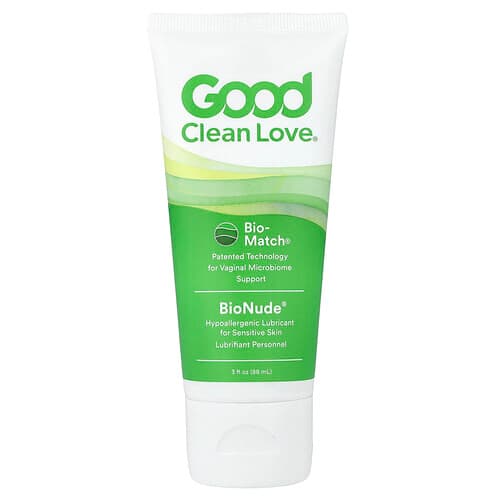 Good Clean Love, Bio-Match®, BioNude®, Hypoallergent glidmedel, För känslig hud, 88 ml
