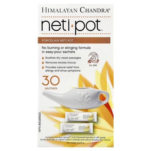 Himalayan Chandra, Porslins-netikruka med netisaltpåsar, 2,16 g