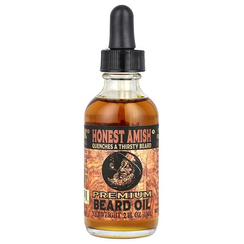 Honest Amish, Premium skäggolja, 60 ml