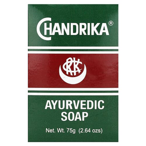 Chandrika Soap, Ayurvedisk tvål, 1 styck, 75 g