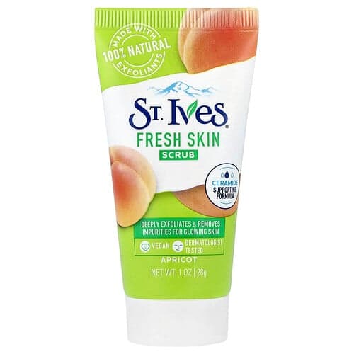 St. Ives, Fräsch hudskrubb, aprikos, 1 oz (28 g)