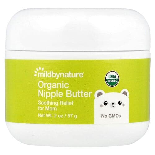 Mild By Nature, Ekologiskt bröstvårtssmör, 2 oz (57 g)