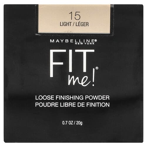 Maybelline, Fit Me®, Löst Finishing Puder, 15 Lätt, 20 g