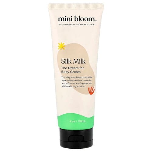 Mini Bloom, Silk Milk, Drömmen För Baby Kräm, 4 oz (118 ml)