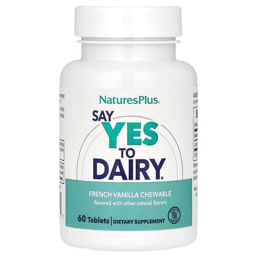 NaturesPlus, Säg ja till Mejeri, Fransk Vanilj, 60 Tabletter