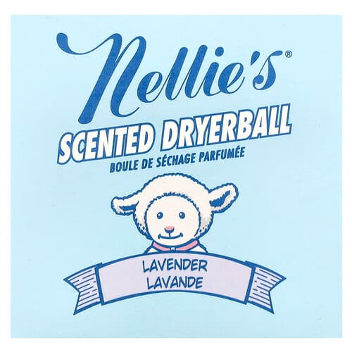 Nellie's, Doftande torkboll, lavendel, 1 torkboll