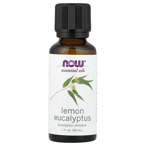 NOW Foods, Eteriska oljor, citron och eukalyptus, 1 fl oz (30 ml)