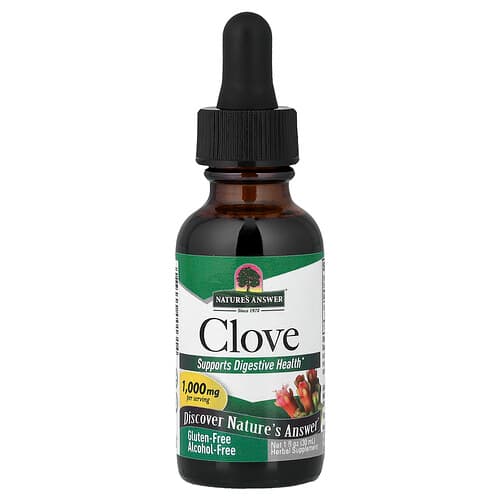Nature's Answer, Kryddnejlika, alkoholfri, 30 ml