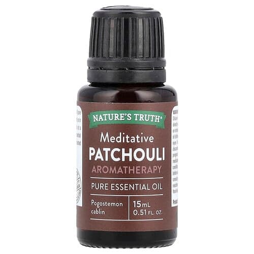 Nature's Truth, Ren eterisk olja, meditativ patchouli, 0.51 fl oz (15 ml)