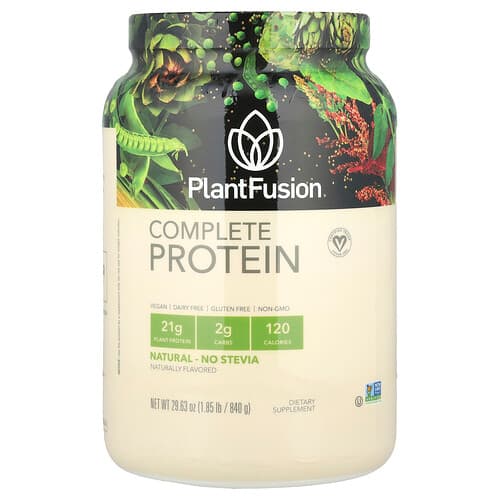 PlantFusion, Komplett protein, naturligt, 840 g