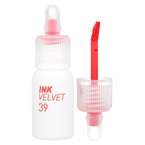 Peripera, Bläck Velvet Lip Tint, Väder, 39 Sunny Orange, 0.14 oz (4 g)