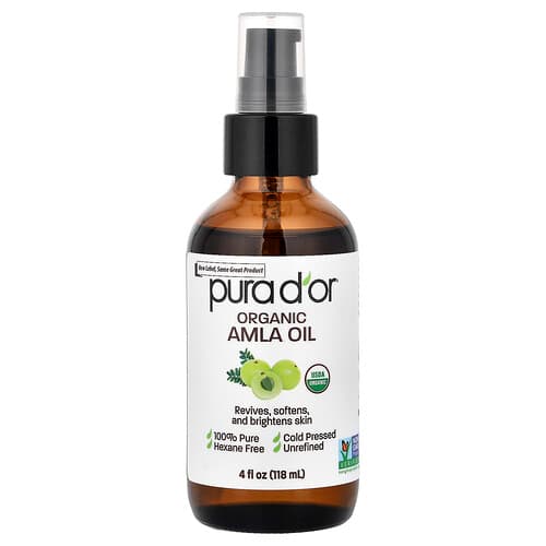 Pura D'or, Organisk amlaolja, 118 ml