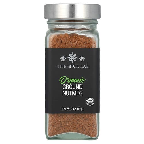 The Spice Lab, Ekologisk mald muskotnöt, 2 oz (56 g)