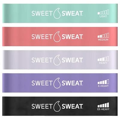Sports Research, Sweet Sweat®, Mini Loop-band, 5 Loop-band
