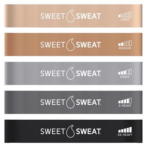Sports Research, Sweet Sweat®, Mini Loop-band, 5 Loop-band