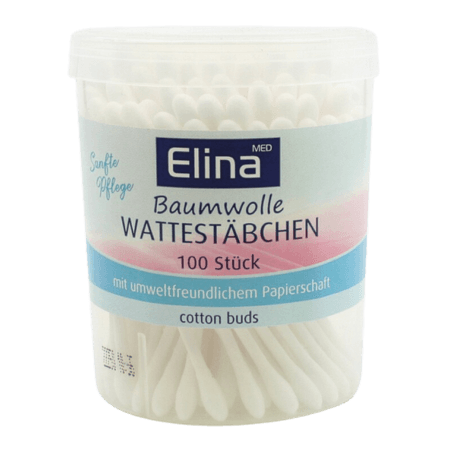 Elina Bomullspinnar - 100 st