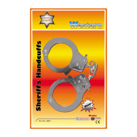 Wicke Western Sheriff Handbojor - Metall
