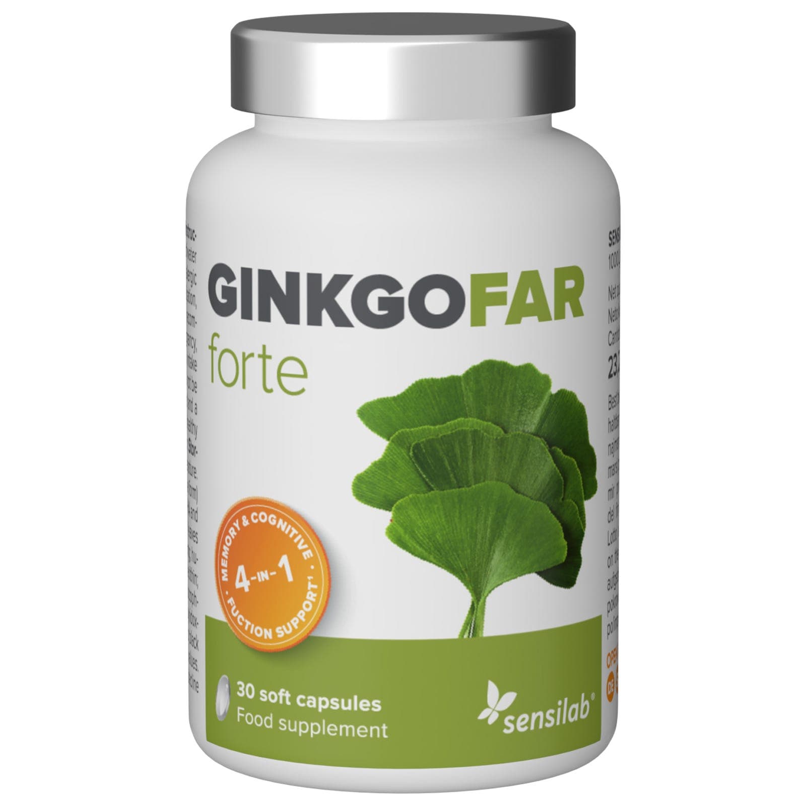 GinkgoFar Forte – naturligt stöd för minnet och koncentrationen