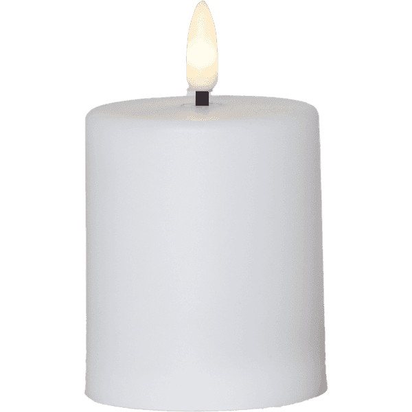 Ljus LED Flamme Paula Vit 6x10cm