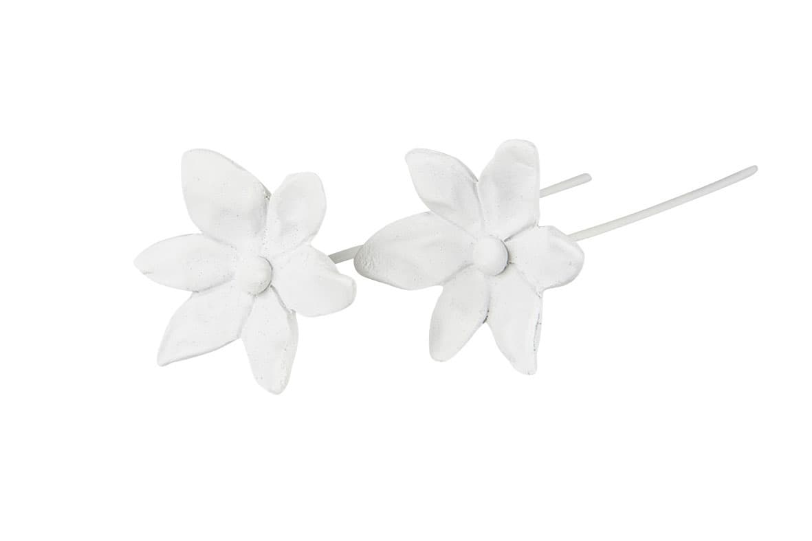 Blomma stick vit 3,5cm