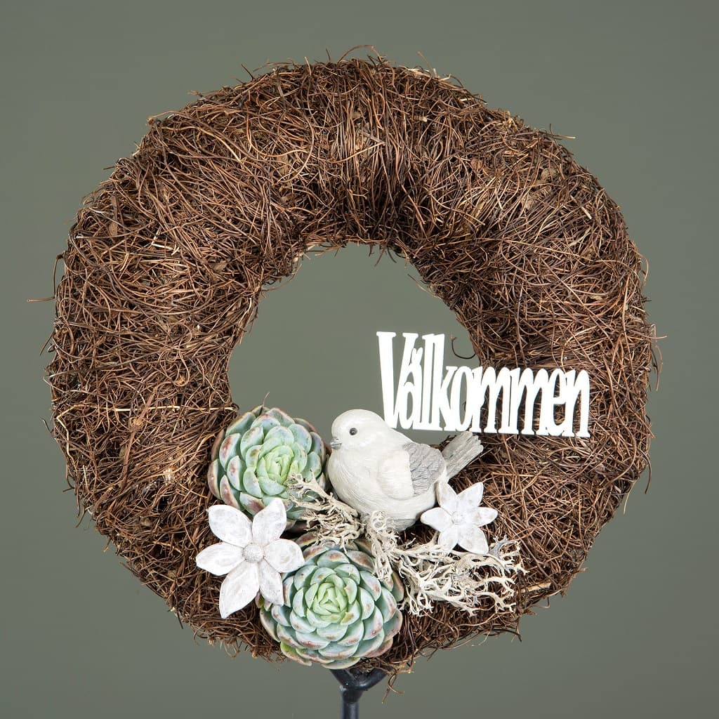 Blomma stick vit 3,5cm view 2