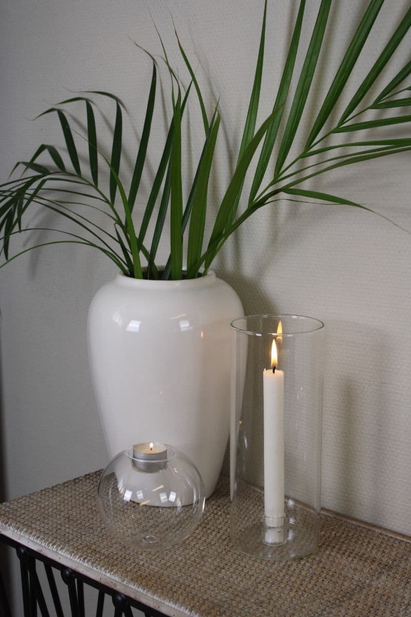 Lykta Kronljus Glas 10xH25cm view 2