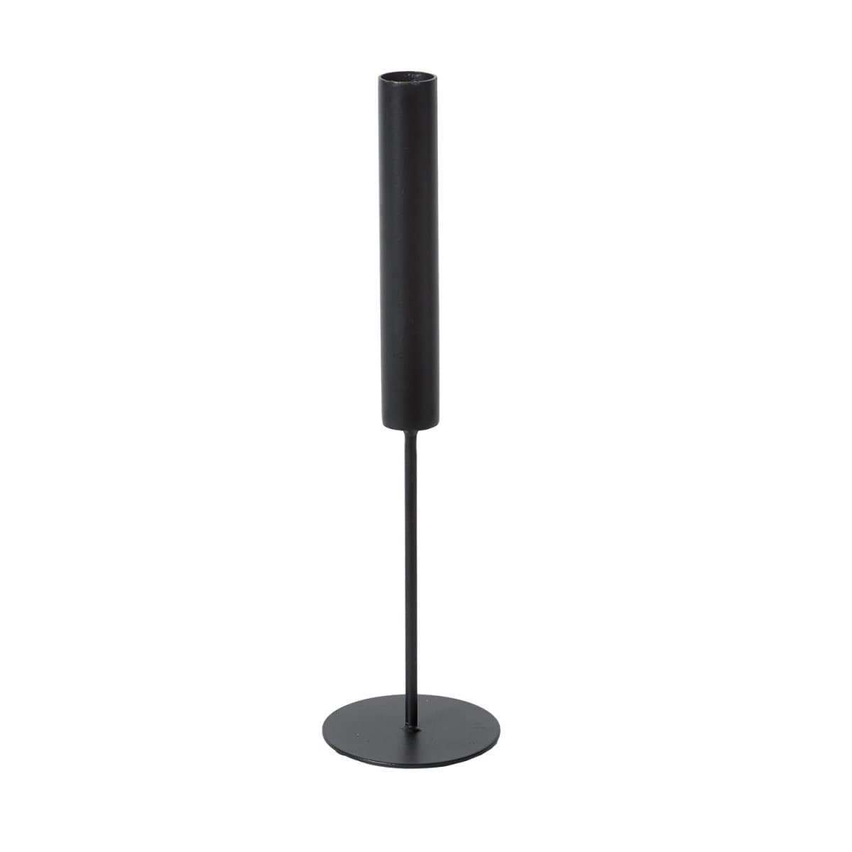 Ljusstake Nils Svart  (Storlek: 7,5x2,5x30,5cm)