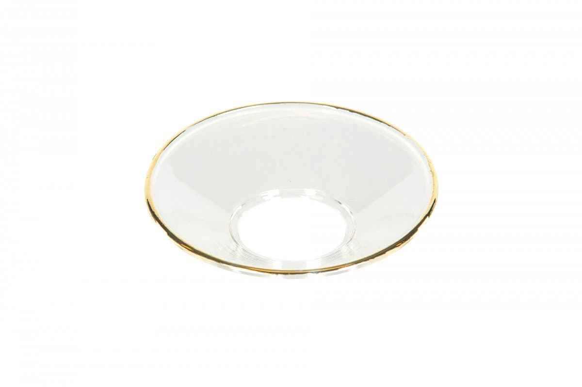 Ljusmanschett 4-pack Klar/Guld 6,5cm